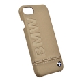 Кожаный чехол-накладка для iPhone 7 BMW Signature Logo imprint Hard Leather