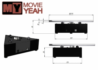 Стол для предметной съемки Movie Yeah MY 3D Table 10